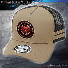 Load image into Gallery viewer, STRIPE Trucker Cap - Warragul Boxing Gym
