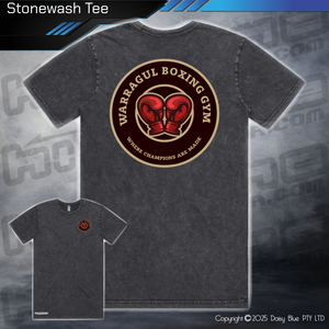 Stonewash Tee - Warragul Boxing Gym