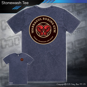 Stonewash Tee - Warragul Boxing Gym
