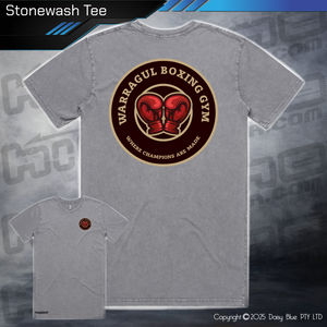 Stonewash Tee - Warragul Boxing Gym