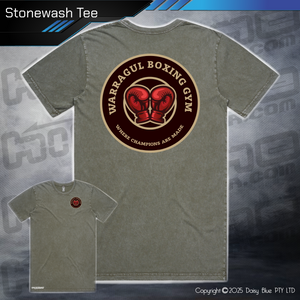 Stonewash Tee - Warragul Boxing Gym