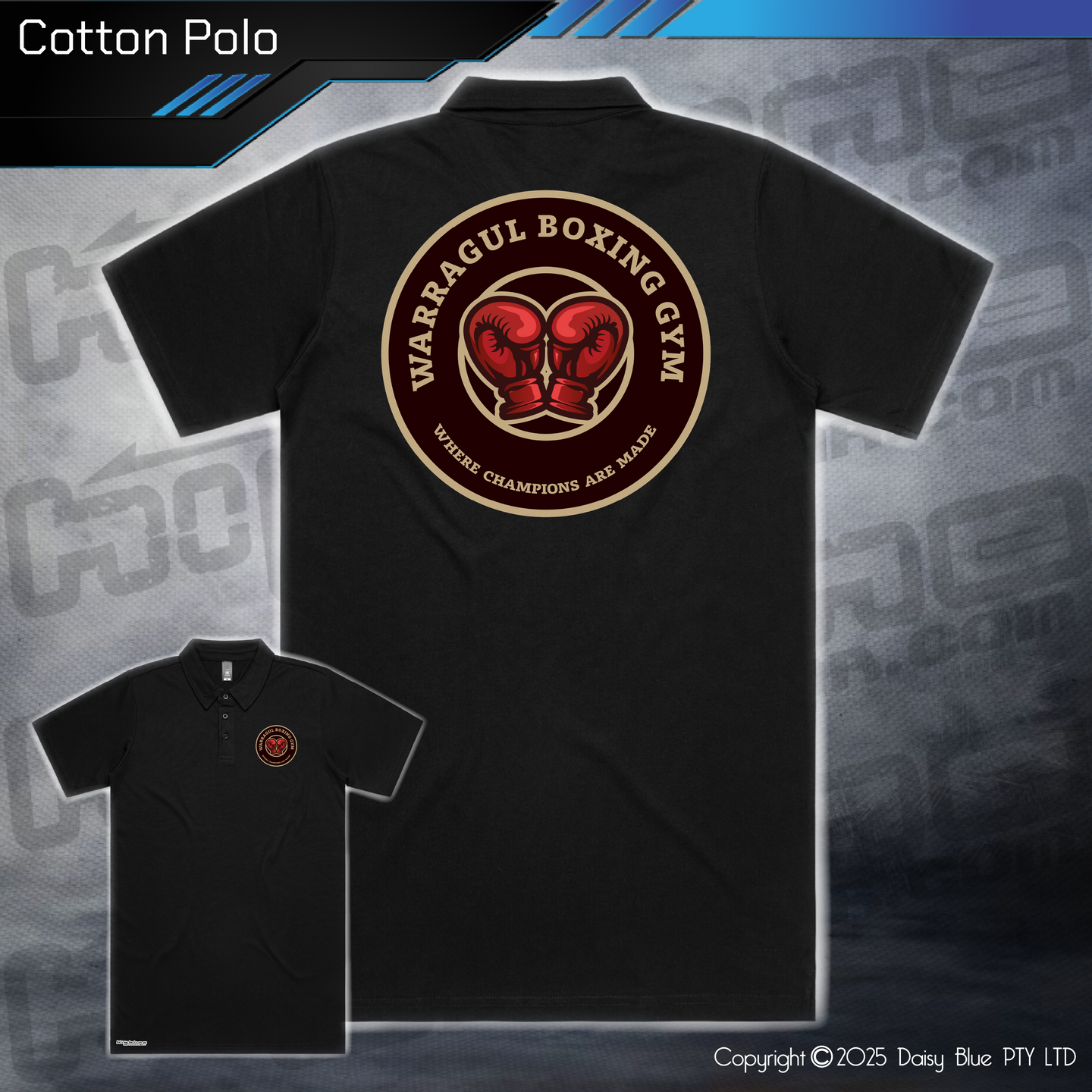 Cotton Polo - Warragul Boxing Gym