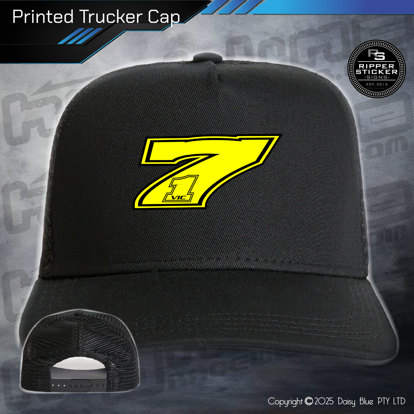 Printed Trucker Cap - Trent Susol