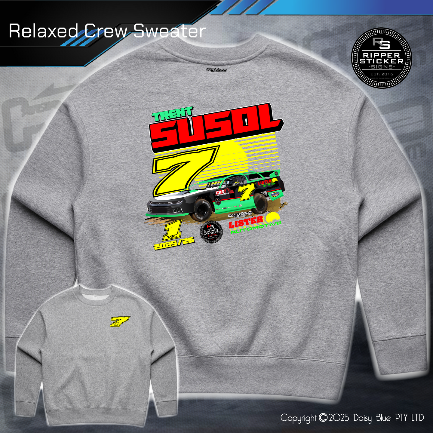 Relaxed Crew Sweater - Trent Susol