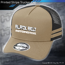 Load image into Gallery viewer, STRIPE Trucker Cap - Black Belt Automotive
