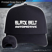Load image into Gallery viewer, Printed Snap Back CAP - Black Belt Automotive
