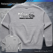 Load image into Gallery viewer, Relaxed Crew Sweater - Black Belt Automotive
