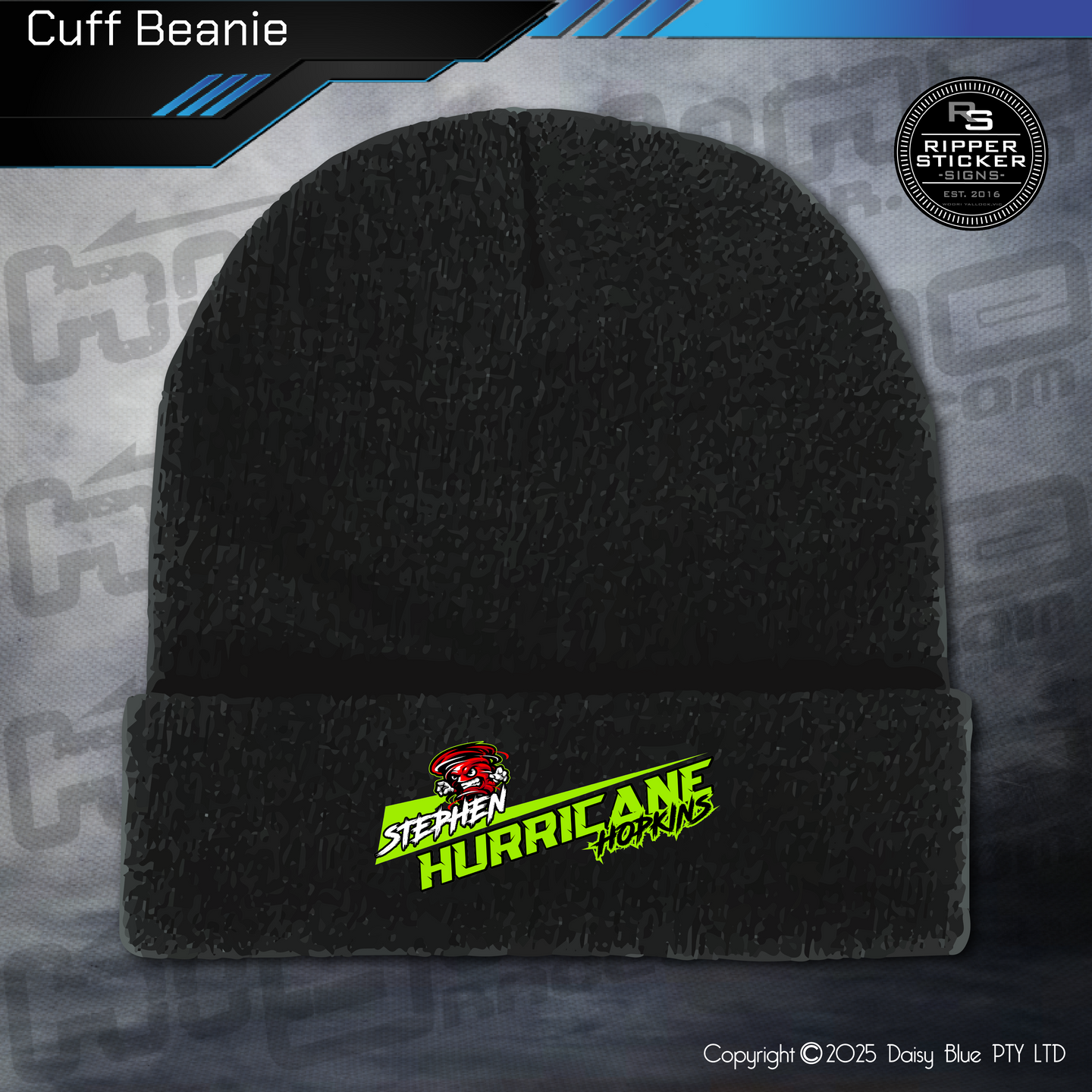 BEANIE - Stephen 'Hurricane' Hopkins