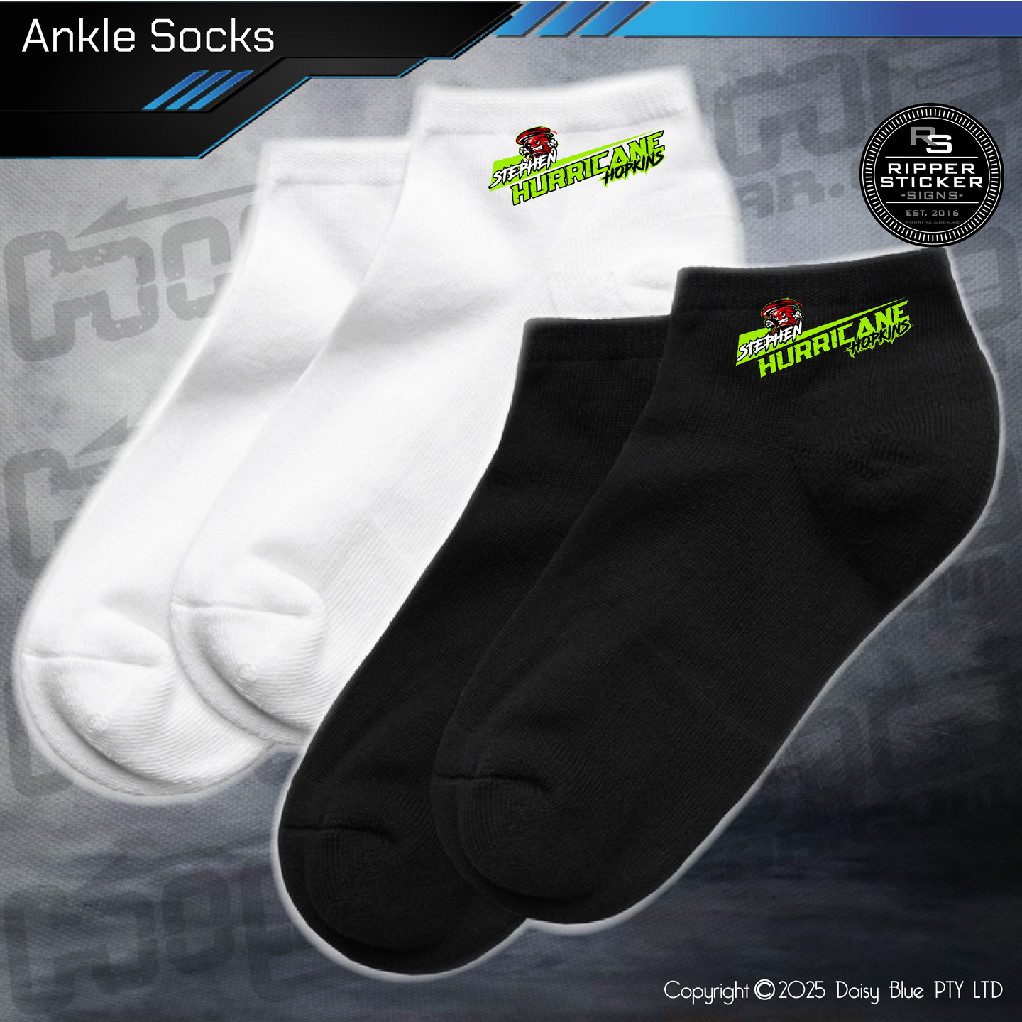 Ankle Socks - Stephen 'Hurricane' Hopkins