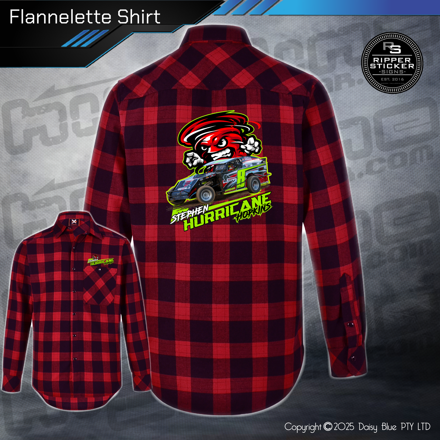 Flannelette Shirt - Stephen 'Hurricane' Hopkins