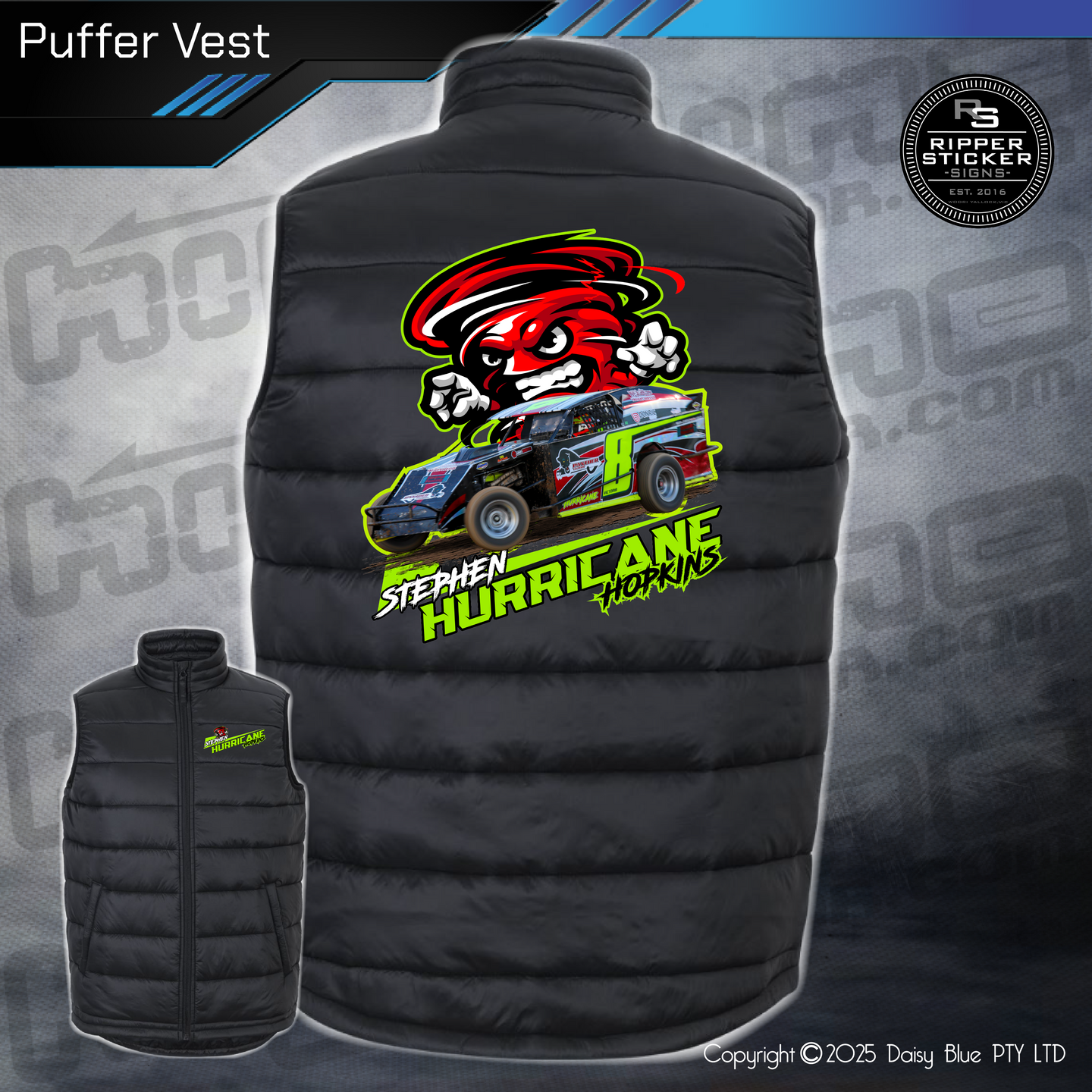 Puffer Vest - Stephen 'Hurricane' Hopkins