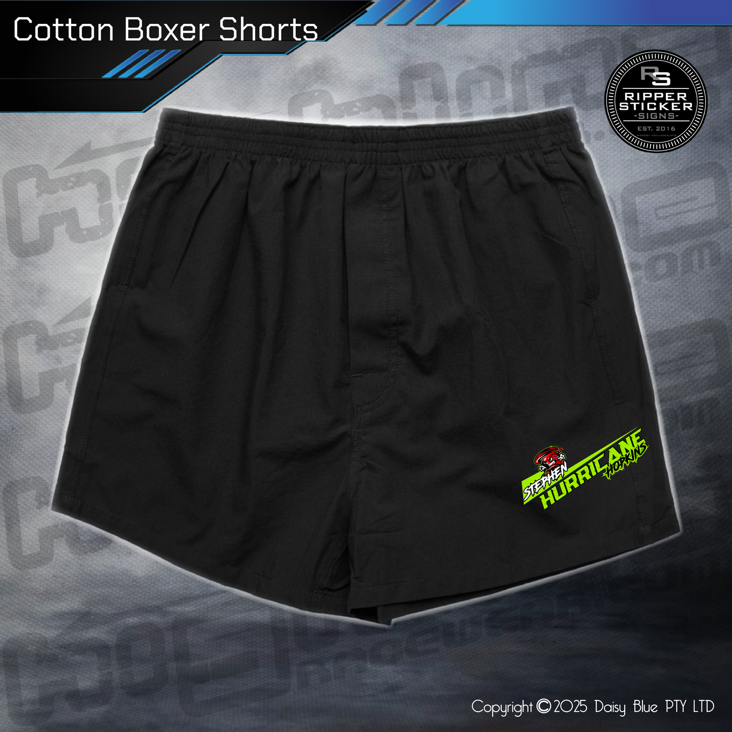 Mens Boxer Shorts - Stephen 'Hurricane' Hopkins