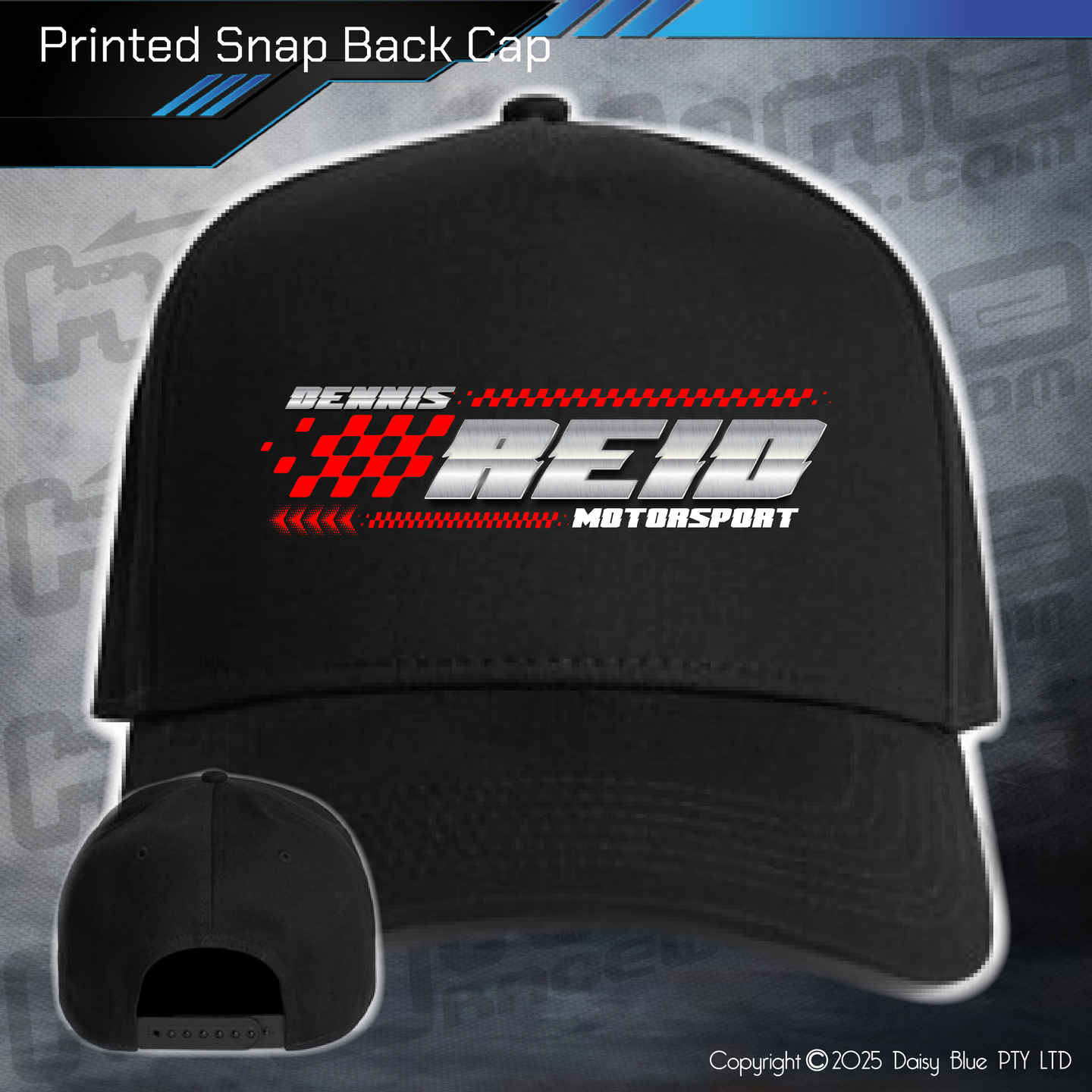 Printed Snap Back CAP - Dennis Reid