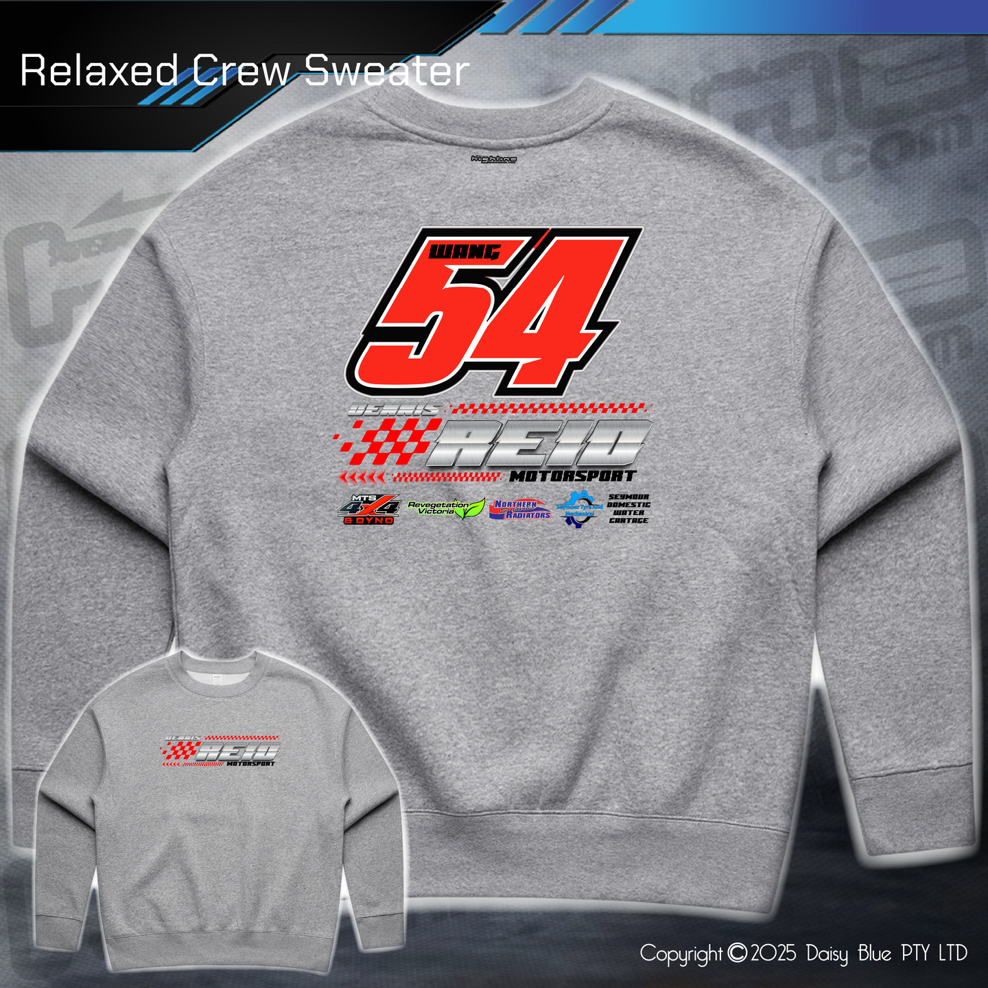 Relaxed Crew Sweater - Dennis Reid