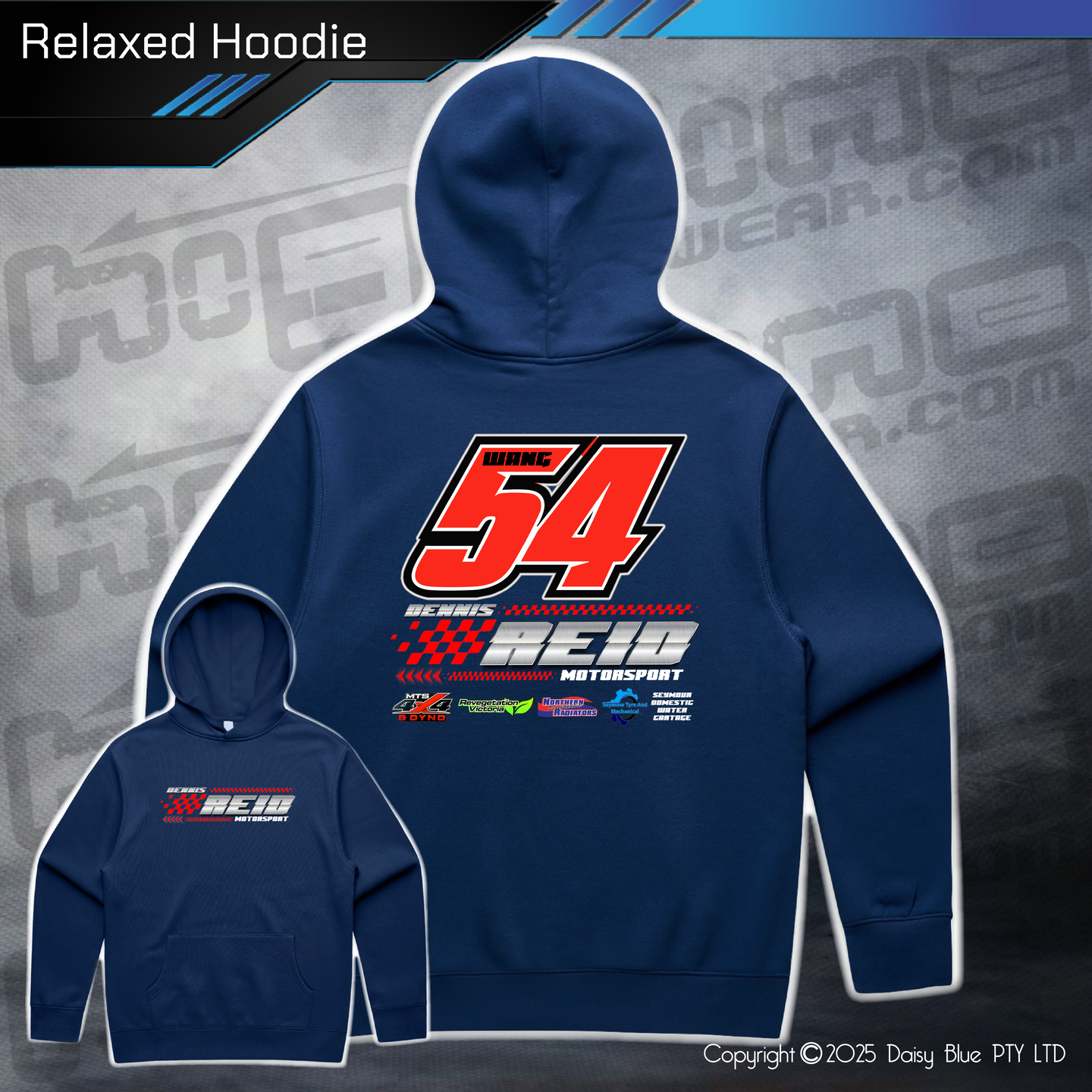Relaxed Hoodie - Dennis Reid