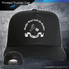 Load image into Gallery viewer, Printed Trucker Cap - Breakin' Bread with the Brothers
