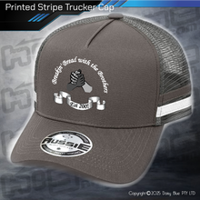 Load image into Gallery viewer, STRIPE Trucker Cap - Breakin' Bread with the Brothers
