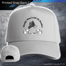Load image into Gallery viewer, Printed Snap Back CAP - Breakin' Bread with the Brothers
