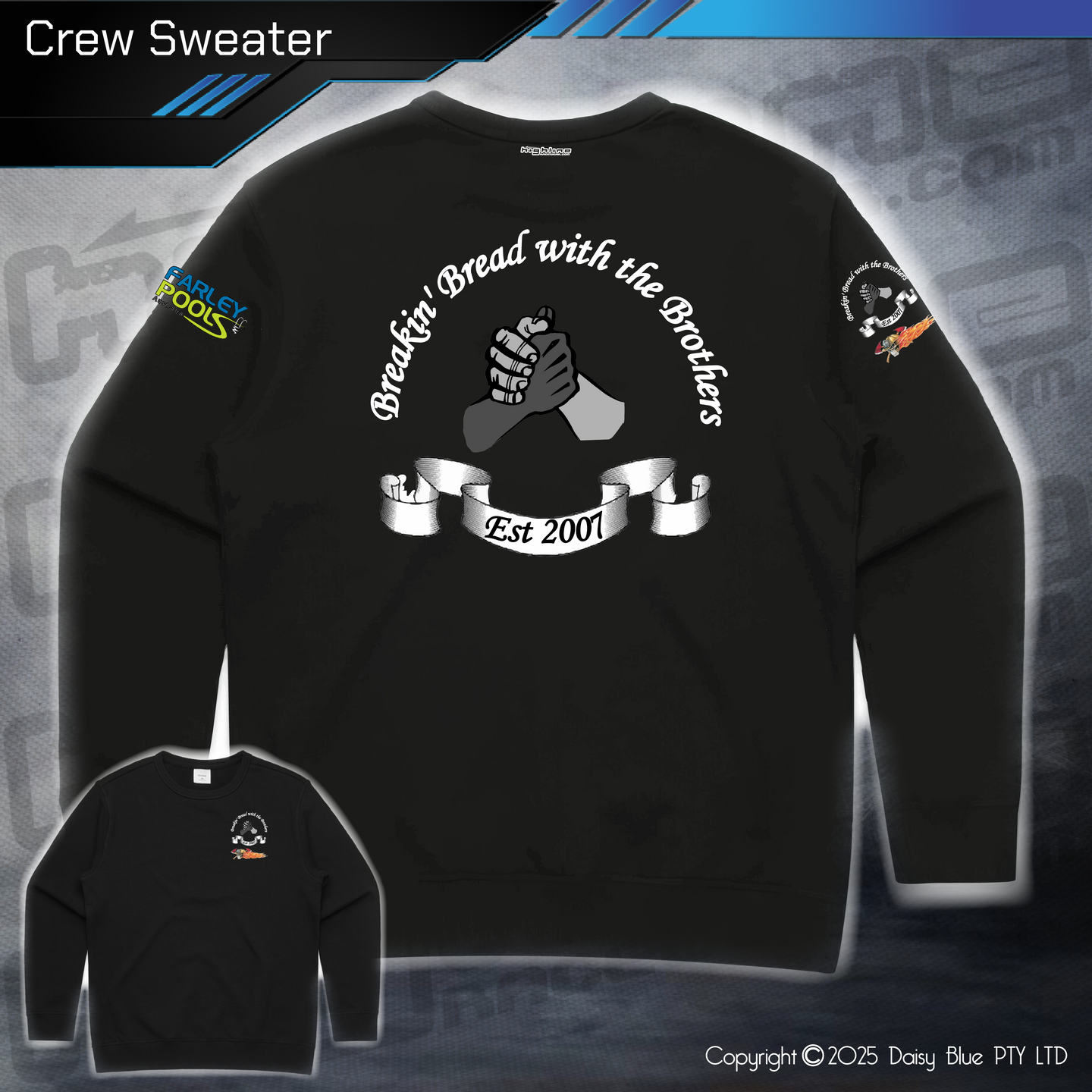 Crew Sweater - Breakin' Bread with the Brothers