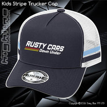 Load image into Gallery viewer, KIDS Stripe Trucker - Rusty Cars Down Under
