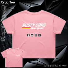 Load image into Gallery viewer, Ladies Crop Tee - Rusty Cars Down Under
