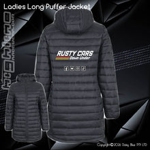 Load image into Gallery viewer, Ladies Long Puffer Jacket - Rusty Cars Down Under
