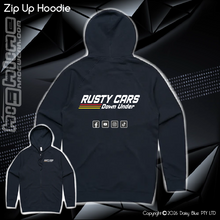 Load image into Gallery viewer, Zip Up Hoodie - Rusty Cars Down Under
