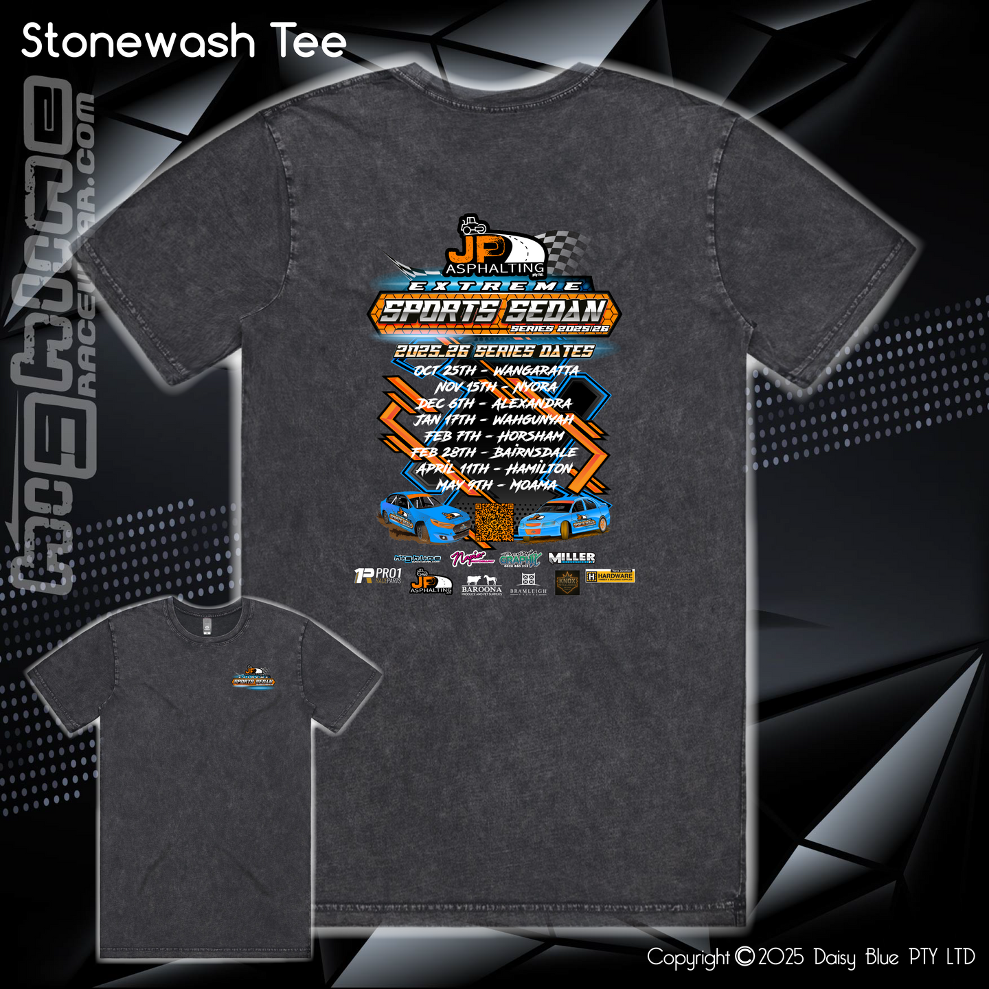Stonewash Tee - JPA ESSS 2025/26