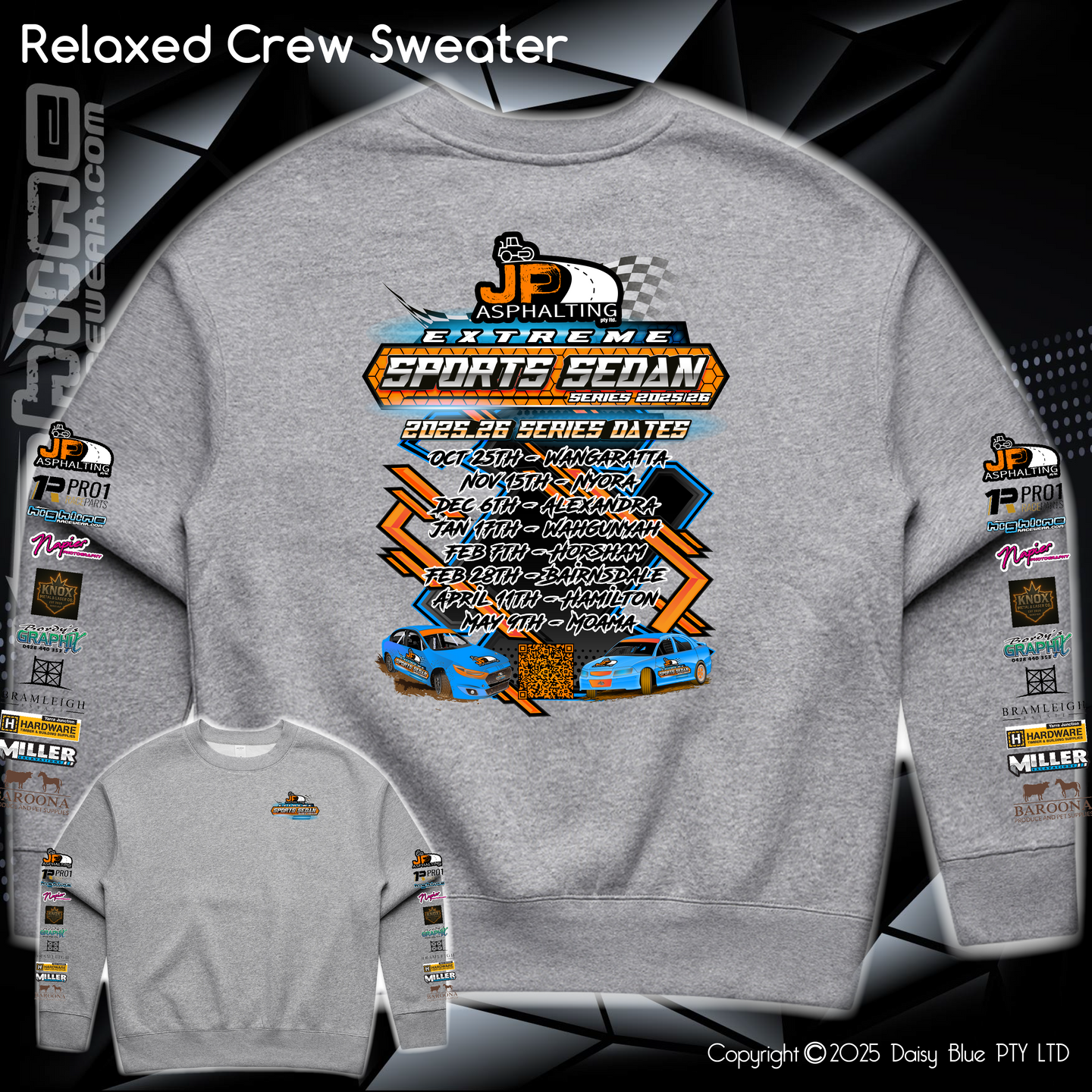 Relaxed Crew Sweater - JPA ESSS 2025/26