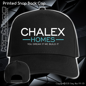 Printed Snap Back CAP - Chalex Homes