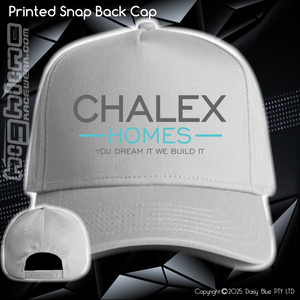Printed Snap Back CAP - Chalex Homes