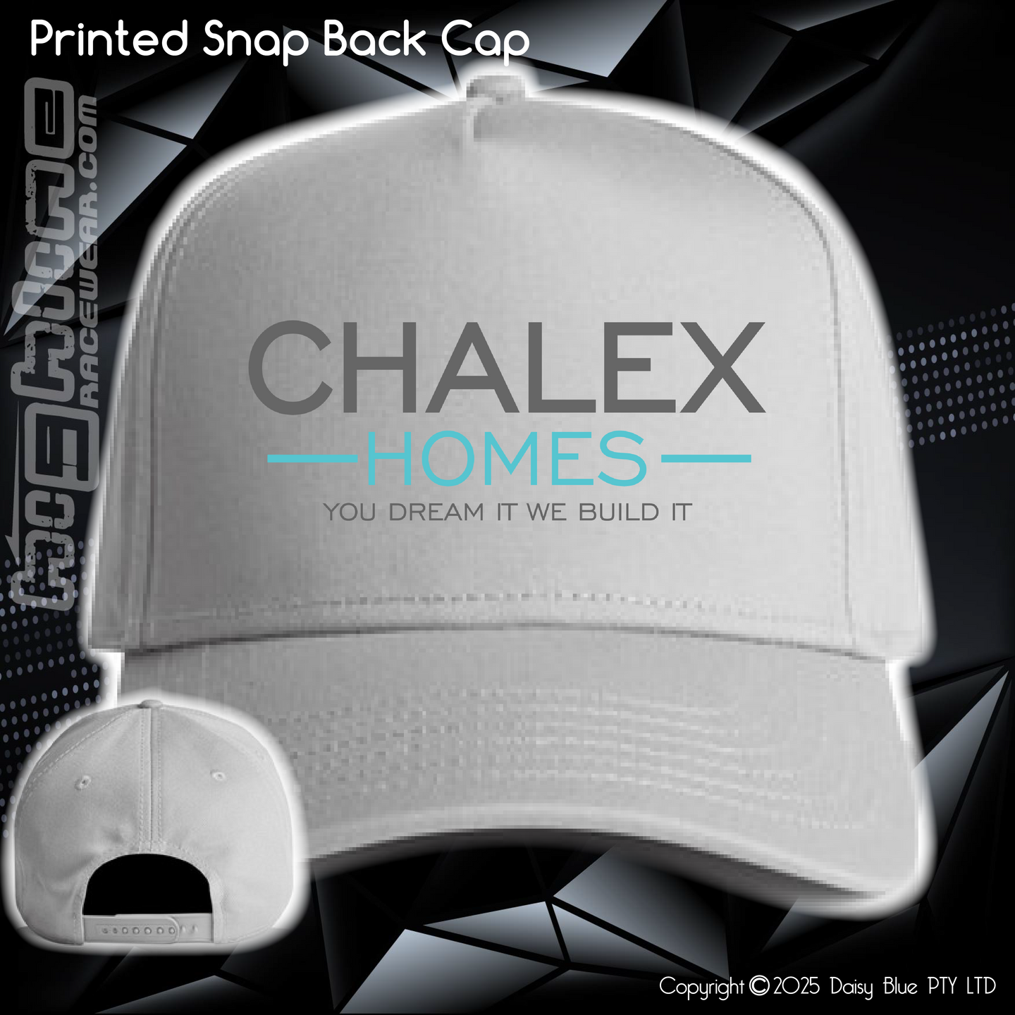 Printed Snap Back CAP - Chalex Homes