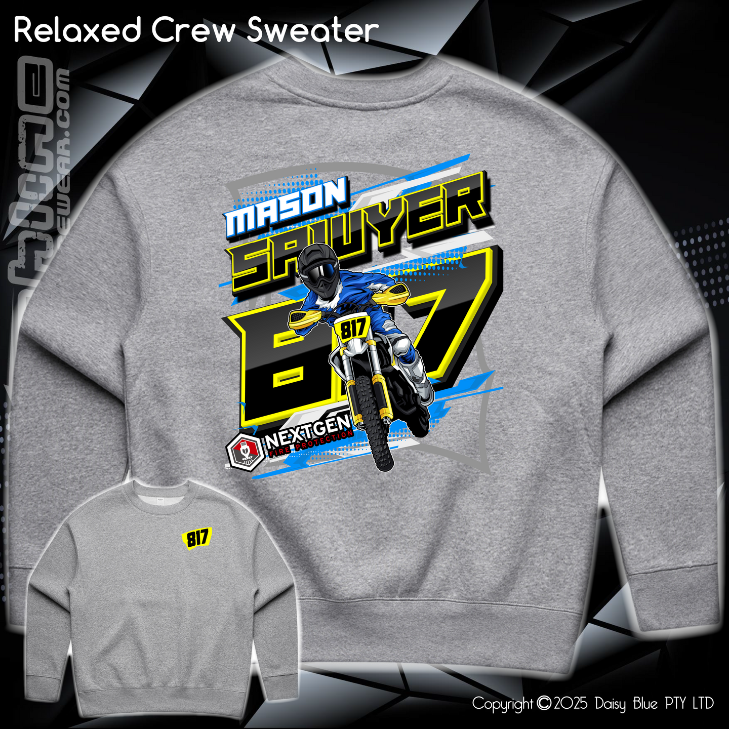 Relaxed Crew Sweater - Mason Sawyer