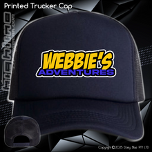 Load image into Gallery viewer, Printed Trucker Cap - Webbies Adventures
