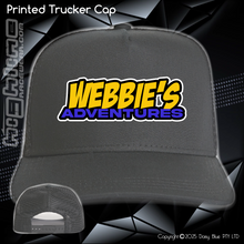Load image into Gallery viewer, Printed Trucker Cap - Webbies Adventures
