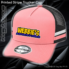 Load image into Gallery viewer, STRIPE Trucker Cap - Webbies Adventures
