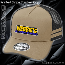 Load image into Gallery viewer, STRIPE Trucker Cap - Webbies Adventures
