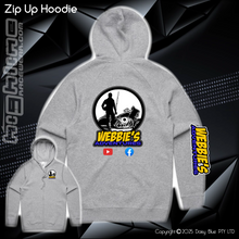 Load image into Gallery viewer, Zip Up Hoodie - Webbies Adventures
