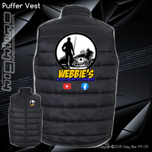 Load image into Gallery viewer, Puffer Vest - Webbies Adventures
