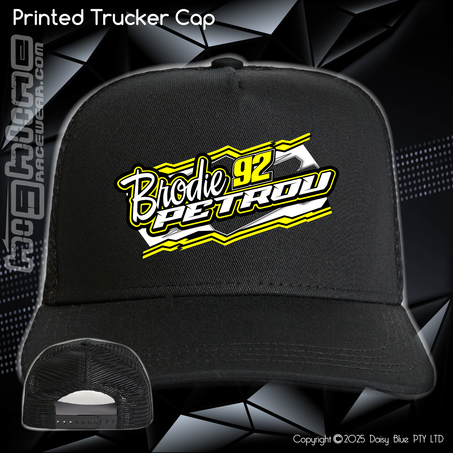 Printed Trucker Cap - Brodie Petrou