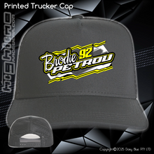 Load image into Gallery viewer, Printed Trucker Cap - Brodie Petrou
