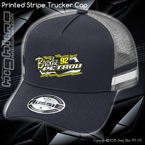 STRIPE Trucker Cap - Brodie Petrou