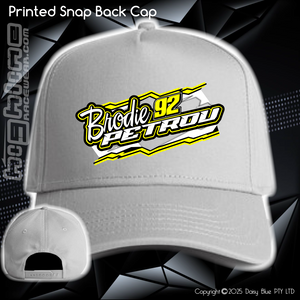 Printed Snap Back CAP - Brodie Petrou