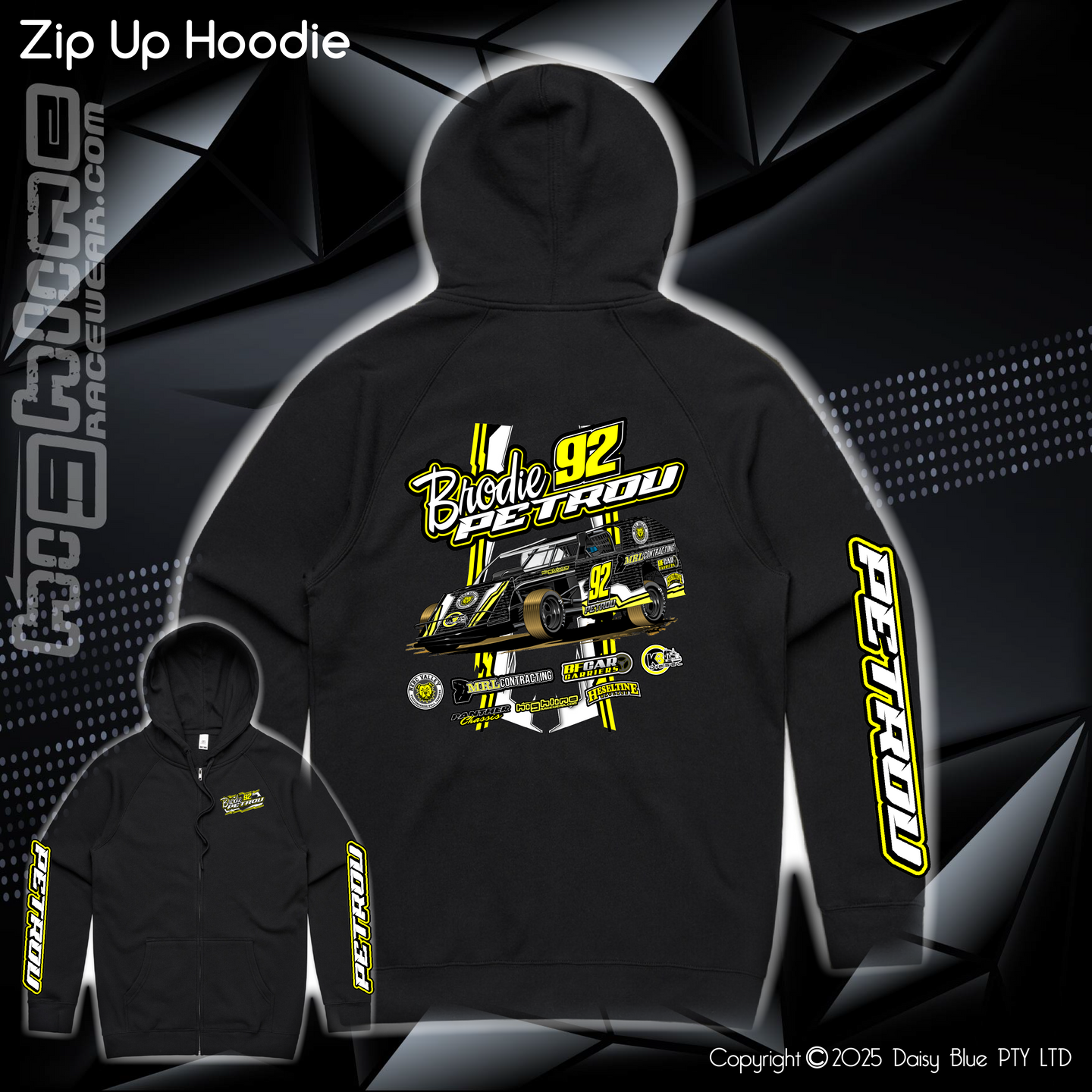 Zip Up Hoodie - Brodie Petrou