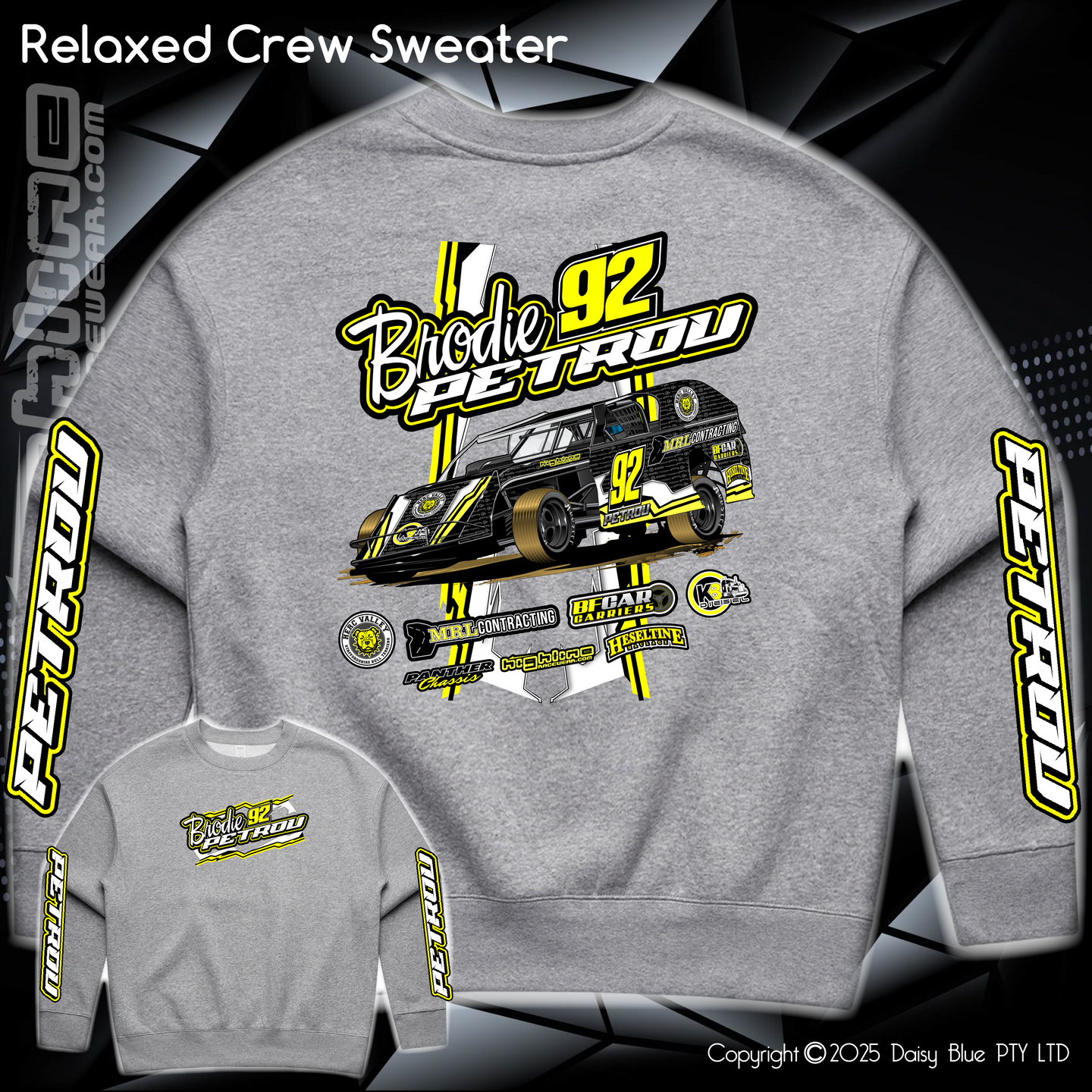 Relaxed Crew Sweater - Brodie Petrou