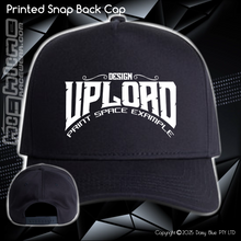 Load image into Gallery viewer, Printed Snap Back CAP - BAND MERCH
