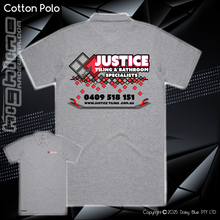 Load image into Gallery viewer, Cotton Polo - Justice TIling
