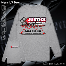 Load image into Gallery viewer, Long Sleeve Tee - Justice Tiling
