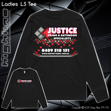 Load image into Gallery viewer, Long Sleeve Tee - Justice Tiling
