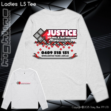 Load image into Gallery viewer, Long Sleeve Tee - Justice Tiling
